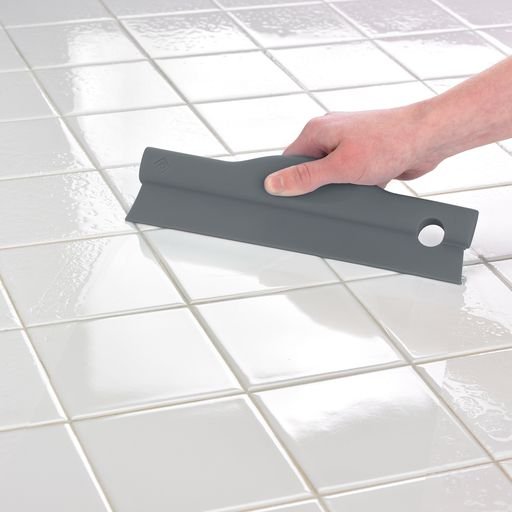 Swipe Squeegee wiping wet tile